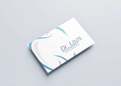 Visitenkarte Dr. Loos
